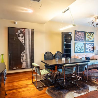 Rental of a stylish 2-room apartment, 90 m², New Belgrade area, Savograd Residence, Serbia